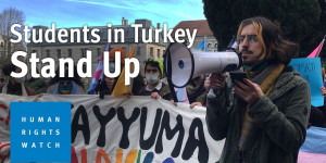Beitragsbild des Blogbeitrags Protestierende der Boğaziçi-Universität in der Türkei in Gefahr |  Human Rights Watch 