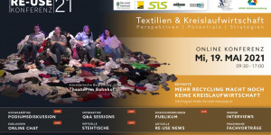Beitragsbild des Blogbeitrags Re-Use-Konferenz 2021: Textilien und Kreislaufwirtschaft | Rabatt für Option-User 