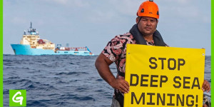 Beitragsbild des Blogbeitrags Tiefseebergbau: Eine Bedrohung für pazifische Gemeinschaften |  Greenpeace USA 