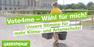 Beitragsbild des Blogbeitrags Kids Aktion Berlin – Vote4Me | Greenpeace Deutschland