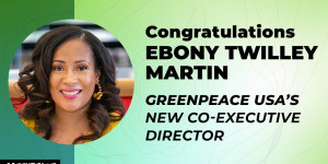 Beitragsbild des Blogbeitrags Ebony Twilley Martin wird zum Co-Executive Director von Greenpeace USA ernannt |  Greenpeace USA 