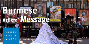 Beitragsbild des Blogbeitrags Der Kampf gegen die Angst zeigt die Unterdrückung durch die Myanmar Junta | Human Rights Watch