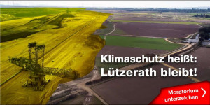 Beitragsbild des Blogbeitrags Sofortiges Moratorium: Zerstörung von Lützerath stoppen! | Greenpeace Deutschland