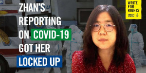 Beitragsbild des Blogbeitrags Write for Rights 2021: Zhang Zhan | Amnesty Australien