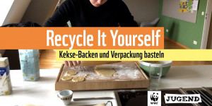 Beitragsbild des Blogbeitrags #Recycle it yourself – Winter-Edition | Kekse backen und Verpackung basteln | WWF-Jugend | WWF Deutschland