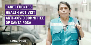 Beitragsbild des Blogbeitrags Janet arbeitet, um Leben in Peru zu retten |  Oxfam UK 