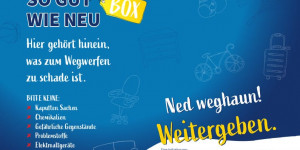 Beitragsbild des Blogbeitrags Wiederverwendung statt Weghauen: neue Abgabeboxen in NÖ