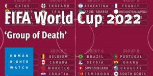 Beitragsbild des Blogbeitrags FIFA WM Katar „Gruppe des Todes“ | Human Rights Watch
