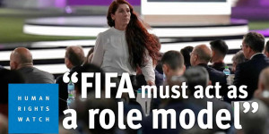 Beitragsbild des Blogbeitrags Der Präsident des Norwegischen Fußballverbandes ruft die FIFA |  Human Rights Watch 