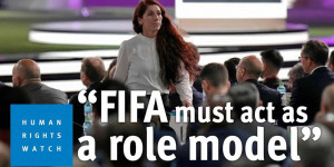 Beitragsbild des Blogbeitrags Der Präsident des Norwegischen Fußballverbandes ruft die FIFA | Human Rights Watch