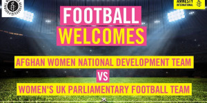 Beitragsbild des Blogbeitrags Fußball begrüßt 2022 |  Nationales Entwicklungsteam der afghanischen Frauen |  Amnestie UK 