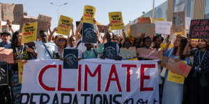 Beitragsbild des Blogbeitrags COP27 Loss and Damage Finance Facility eine Anzahlung für Klimagerechtigkeit | Greenpeace int.