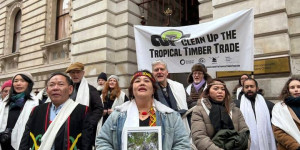 Beitragsbild des Blogbeitrags Indigene aus Borneo senden klare Botschaft an die britische Regierung: Clean Up …