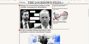 Beitragsbild des Blogbeitrags „Lockdown Files“ des „Telegraph“: Expertenmeinungen ignoriert, Angst politisch bewusst geschürt 