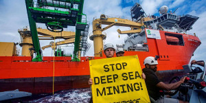 Beitragsbild des Blogbeitrags Regierungen dürfen den historischen Global Ocean Treaty nicht unterminieren, indem sie grünes Licht für den Tiefseebergbau geben | Greenpeace int. 
