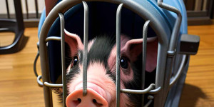 Beitragsbild des Blogbeitrags Schweinefleisch zu 90 Prozent mit Tierleid verbunden 
