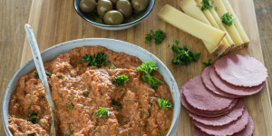 Beitragsbild des Blogbeitrags Dip-Platte zum Snacken