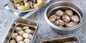Beitragsbild des Blogbeitrags Kekse mit Mandeln backen & Verlosung | Werbung für Emsa 