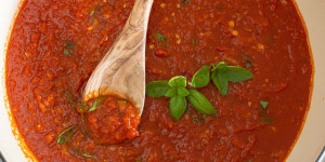 Beitragsbild des Blogbeitrags Italienische Tomatensauce 