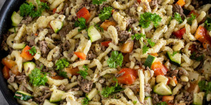 Beitragsbild des Blogbeitrags Spätzlepfanne
