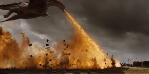 Beitragsbild des Blogbeitrags Clip des Tages: Der Kampf mit Feuer, Eis und Drachen in Game of Thrones 
