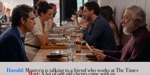 Beitragsbild des Blogbeitrags Clip des Tages: Realistische Dialoge in den Filmen von Noah Baumbach