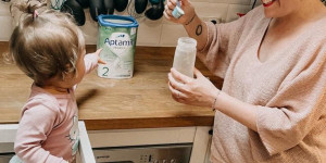 Beitragsbild des Blogbeitrags Unsere Morgenroutine mit Aptamil