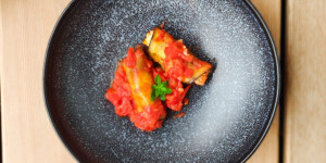 Beitragsbild des Blogbeitrags Vegane Involtini mit Melanzani