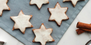 Beitragsbild des Blogbeitrags Vegane Zimtsterne 