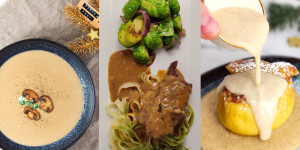 Beitragsbild des Blogbeitrags Unser veganes Weihnachtsmenü I
