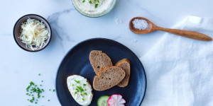 Beitragsbild des Blogbeitrags Veganer Meerrettich-Aufstrich
