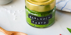 Beitragsbild des Blogbeitrags Veganes Bärlauchpesto 