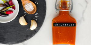 Beitragsbild des Blogbeitrags Selbstgemachte Chilisauce 