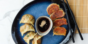 Beitragsbild des Blogbeitrags Vegane Gyoza 