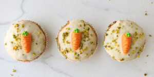 Beitragsbild des Blogbeitrags Vegane Karotten-Muffins 