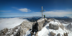 Beitragsbild des Blogbeitrags Dachstein von Gjaidalm über Schulteranstieg [360°] 