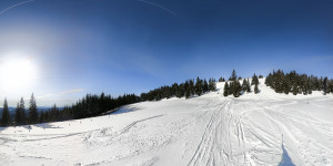 Beitragsbild des Blogbeitrags Skitour von Rettenegg auf das Stuhleck [360°] 