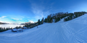 Beitragsbild des Blogbeitrags Skitour “Zirbenroas” zur Graukogelhütte [360°] 