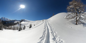 Beitragsbild des Blogbeitrags Skitour auf den Penkkopf vom Kleinarltal [360°] 