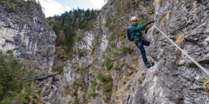 Beitragsbild des Blogbeitrags Dopamin Klettersteig (E) in der Galitzenklamm 