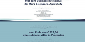 Beitragsbild des Blogbeitrags Mut zum Business mit 55plus 