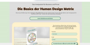 Beitragsbild des Blogbeitrags Mein Funnel zum eBook zur Human Design Matrix 