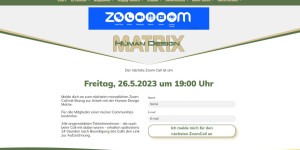 Beitragsbild des Blogbeitrags Na dann – gemmas wieder an – Seite für die ZoomCalls