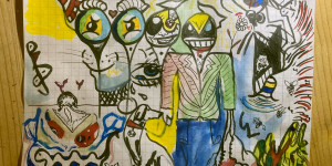 Beitragsbild des Blogbeitrags Beim Reden kommen die Leut‘ zsamm, oder beim Doodeln