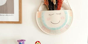 Beitragsbild des Blogbeitrags DIY-Wandschmuck aus Papptellern basteln