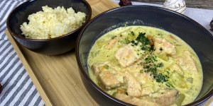 Beitragsbild des Blogbeitrags Lachs Curry  