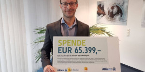 Beitragsbild des Blogbeitrags Allianz spendet mehr als 65.000 Euro für den Lichtblickhof