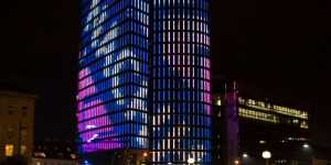 Beitragsbild des Blogbeitrags UNIQA: Tower am Donaukanal wird zum Wertebotschafter