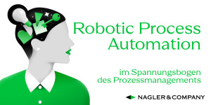 Beitragsbild des Blogbeitrags Robotic Process Automation im Spannungsbogen des Prozessmanagements 