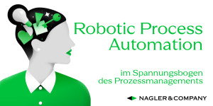 Beitragsbild des Blogbeitrags Robotic Process Automation im Spannungsbogen des Prozessmanagements